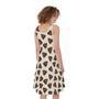 Happy Poop Pattern Print Sleeveless Knee Length Dress