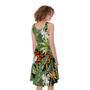 Hawaii Tropical Plants Pattern Print Sleeveless Knee Length Dress