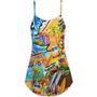 Hippie Bus Love Beach Summer - V-Neck Sleeveless Cami Dress