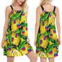 Hippie Funny Lemon Peace - Women's Sleeveless Cami Dress