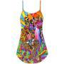 Hippie Independence Day America Cool - V-Neck Sleeveless Cami Dress