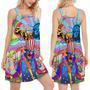 Hippie Independence Day America - Women's Sleeveless Cami Dress