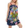 Hippie Independence Day Tie Dye - Women's Sleeveless Cami Dress