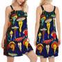 Hippie Mushroom Funny Style Love Life - Women's Sleeveless Cami Dress