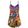 Hippie Mushroom Happy Together - V-Neck Sleeveless Cami Dress