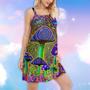 Hippie Mushroom Love Color - Women's Sleeveless Cami Dress