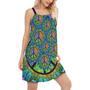 Hippie Peace Life Color - Women's Sleeveless Cami Dress