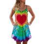 Hippie Peaceful Butterfly Summer Vibes Heart - Summer Dress