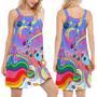 Hippie Planet Peace The Colorful Of Life - Women's Sleeveless Cami Dress