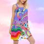 Hippie Planet Peace The Colorful Of Life - Women's Sleeveless Cami Dress