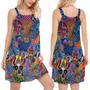 Hippie Skull Love Life - Women's Sleeveless Cami Dress