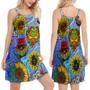 Hippie Sunflowers Stay Trippy Little Hippie - Women's Sleeveless Cami Dress