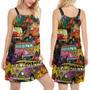 Hippie Van Peace Sunflowers - Women's Sleeveless Cami Dress