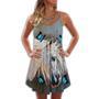 Horse And Blue Butterfly - Summer Dress