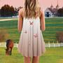 Horse Beauty With Butterfly - Summer Dress