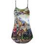 Horse Racing Be Strong Be Brave - V-Neck Sleeveless Cami Dress