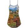 Hunting Deer Cool Art Style - V-Neck Sleeveless Cami Dress