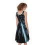 Hyperspace Lightspeed Print Sleeveless Knee Length Dress