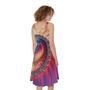 Infinite Fractal Print Sleeveless Knee Length Dress