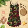 Italian Food Spaghetti Strap Summer Dress