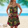 Italian Food Spaghetti Strap Summer Dress