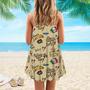 Italy Romantic Spaghetti Strap Summer Dress