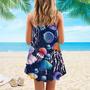 Jellyfish Disco Party Awesome Sea Spaghetti Strap Summer Dress