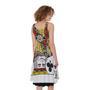 King Of Clubs Playing Card Print Sleeveless Knee Length Dress