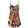 Koi Fish Swimming Colorful Crap - V-Neck Sleeveless Cami Dress