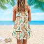 Lazy Sloth Hanging On Tree Spaghetti Strap Summer Dress