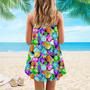 Let Your Heart Go Like The Dice Spaghetti Strap Summer Dress