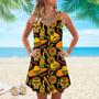 Let's Fiesta Mexican Spaghetti Strap Summer Dress