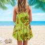 Let's Fiesta Party Mexican Spaghetti Strap Summer Dress