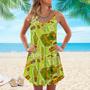 Let's Fiesta Party Mexican Spaghetti Strap Summer Dress