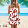 Life Is Better With Red Lobster Seafood Spaghetti Strap Summer Dress