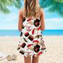 Life Is Simple And Fresh Like A Sushi Spaghetti Strap Summer Dress