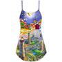 Lighthouse Christmas Santa Home The Light Is - V-Neck Sleeveless Cami Dress