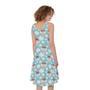 Little Angel Pattern Print Sleeveless Knee Length Dress