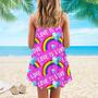 Love Is Love LGBT Rainbow Spaghetti Strap Summer Dress