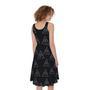 Masonic Eye Pattern Print Sleeveless Knee Length Dress