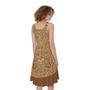 Mayan Calendar Print Sleeveless Knee Length Dress