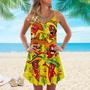 Mexican Chilli Cinco De Mayo Spaghetti Strap Summer Dress