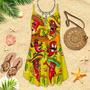 Mexican Chilli Cinco De Mayo Spaghetti Strap Summer Dress