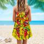 Mexican Chilli Cinco De Mayo Spaghetti Strap Summer Dress