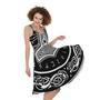 Mjolnir Norse Mythology Print Sleeveless Knee Length Dress