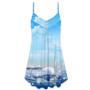 Music Sounds Of Nature - V-Neck Sleeveless Cami Dress