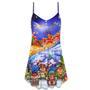 Native Funny Christmas Style - V-Neck Sleeveless Cami Dress