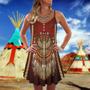 Native Owls Summer Vibes Red Style - Summer Dress