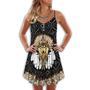 Native Wolf Loves Dreamcatcher - Summer Dress