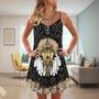 Native Wolf Loves Dreamcatcher - Summer Dress